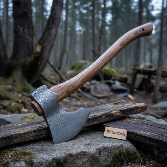 Scandinavian Bushcraft Forest Axe for Chopping, Splitting & Trail Work