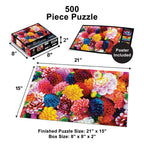 Brilliance - Beautiful Blooms 500 Piece Jigsaw Puzzle