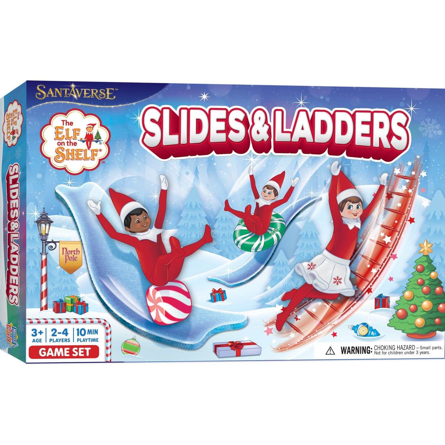 Elf on the Shelf - Slides and Ladders Board Game - 