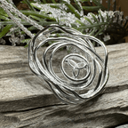 Cradle of Life Trinity Knot Necklace - No Gold Accent