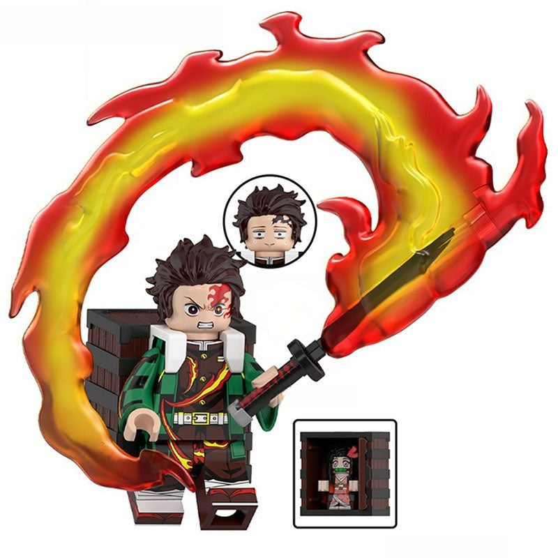 kamado tanjirou Demon Slayer Anime Lego Minifigures Custom Toys 2