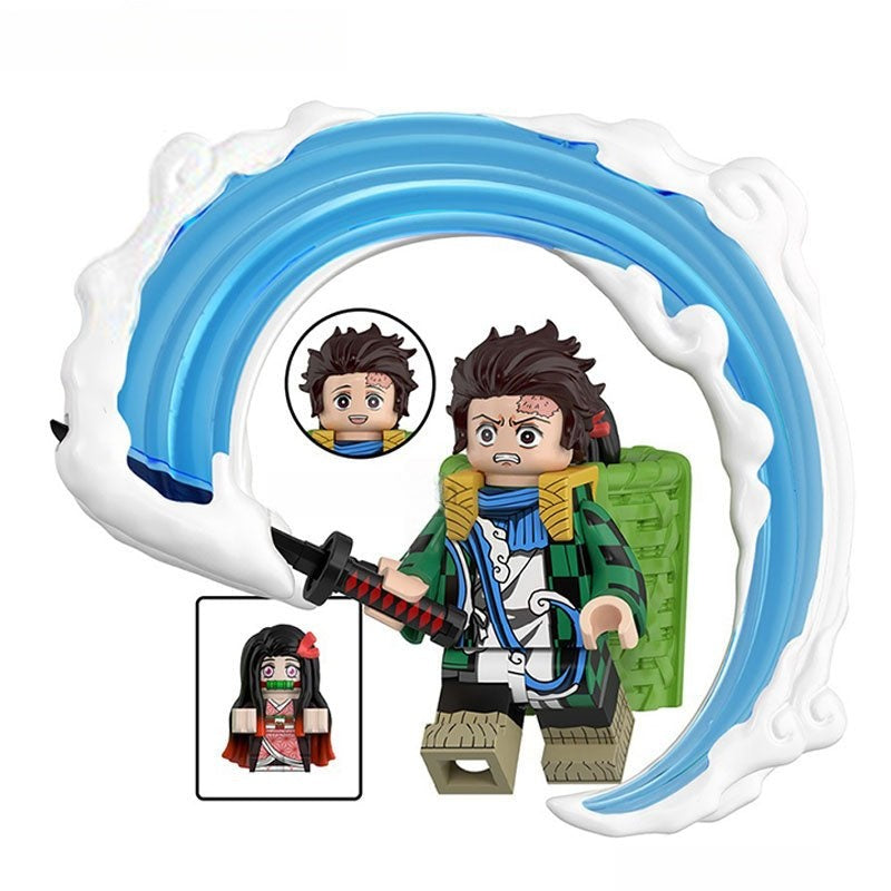 kamado tanjirou Demon Slayer Anime Lego Minifigures Custom Toys 3