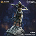 Karena, the Airborne Psionic (Female Half-Elf Assassin) - 32mm Scale