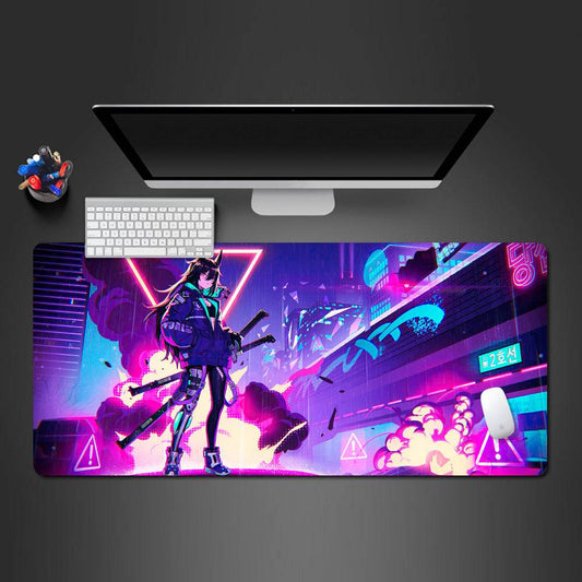Katana Girl Desk Pad - M (70 x 30cm)