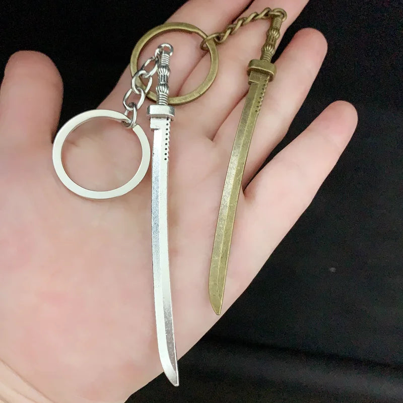 Katana Keychain Inspired by The Walking Dead Katana 106 * 10mm Sword Sheath Car Keychain Gift Keychain