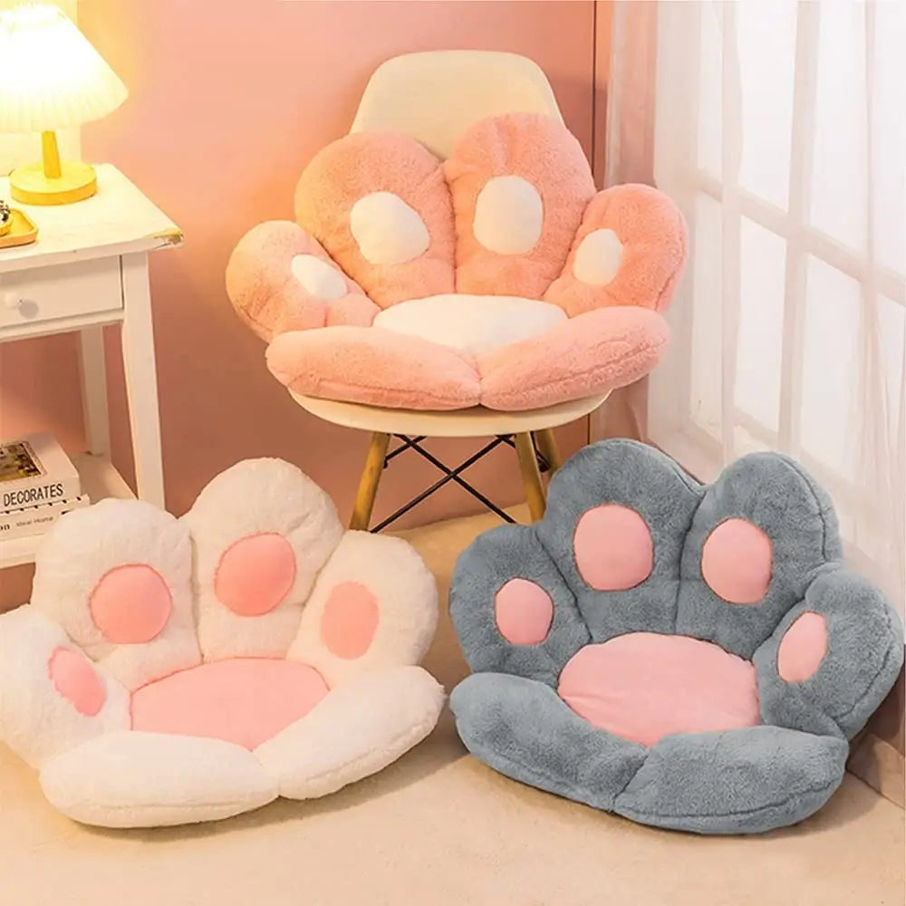 Kawaii Cat Paw Plush Toys Cute Soft Stuffed Floor Cushion Chair Sofa