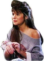 Kelly Kapowski Bayside Tigers Off the Shoulder Sweatshirt - S