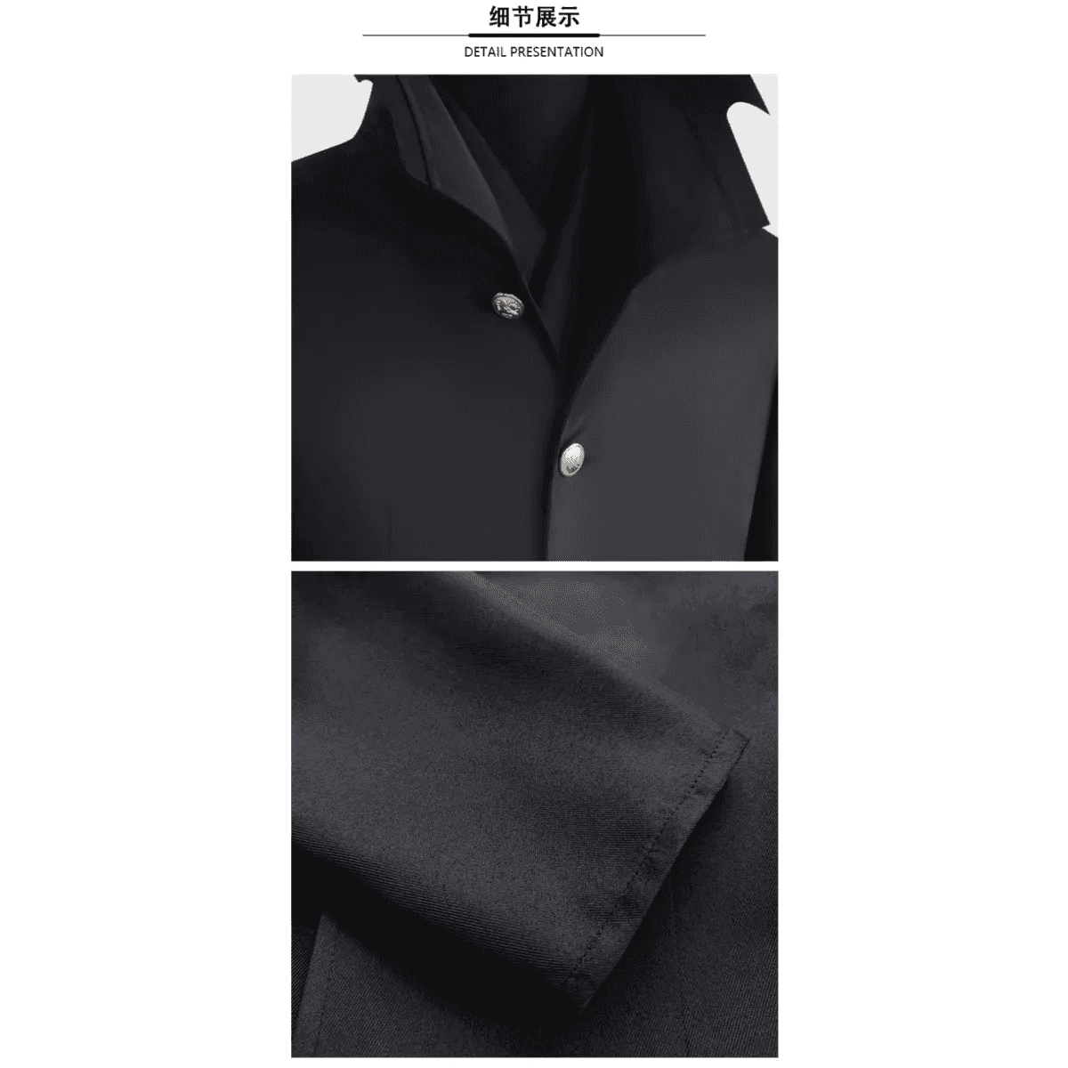 Dandadan Ken Takakura Okarun Cosplay – Black Uniform with Wig & Glasses - S / Costume Glasses