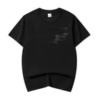 KH802 Raging Panther Embroidery Tee - White / S