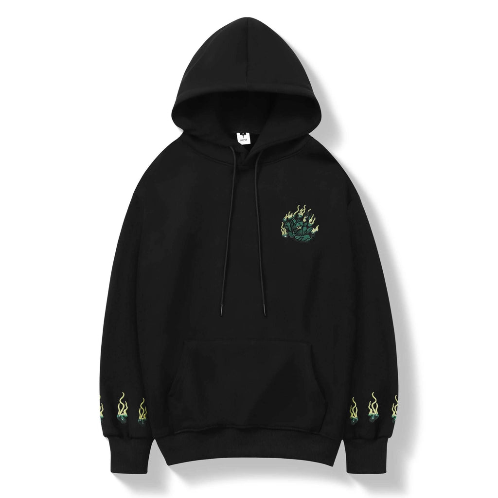 KH9007 Emerald Kirin Embroidery Hoodie - White / S