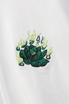 KH9007 Emerald Kirin Embroidery Hoodie - White / S