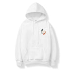 KH9008 YinYang Koi Embroidery Hoodie - Black / S