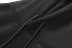 KH9008 YinYang Koi Embroidery Hoodie - Black / S