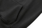 KH9010 Blue Phoenix Embroidery Hoodie - Black / S