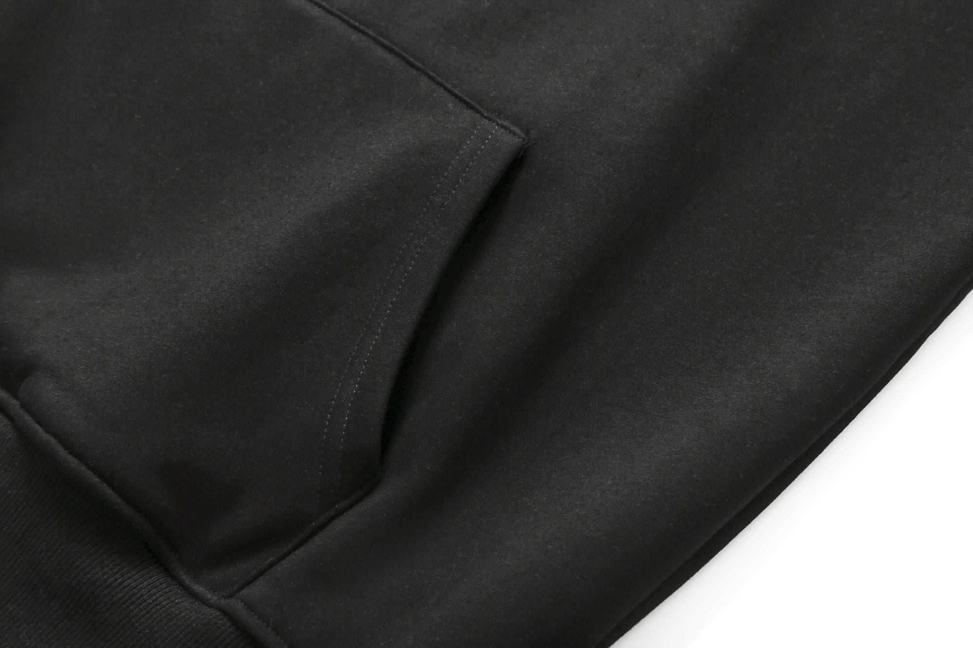 KH9010 Blue Phoenix Embroidery Hoodie - Black / S