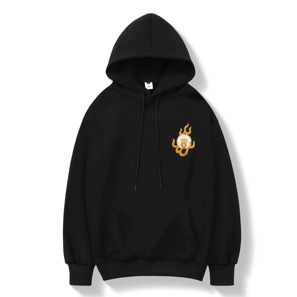 KH9017 Rich Tiger Embroidery Hoodie - White / S