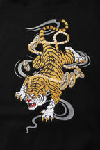 KH9017 Rich Tiger Embroidery Hoodie - White / S