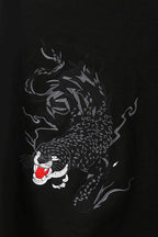KH9202 Raging Panther Embroidery Hoodie - White / S