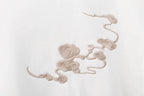 KH9202 Raging Panther Embroidery Hoodie - White / S