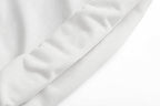 KH9332 Movement of Cranes Embroidery Hoodie - White / S