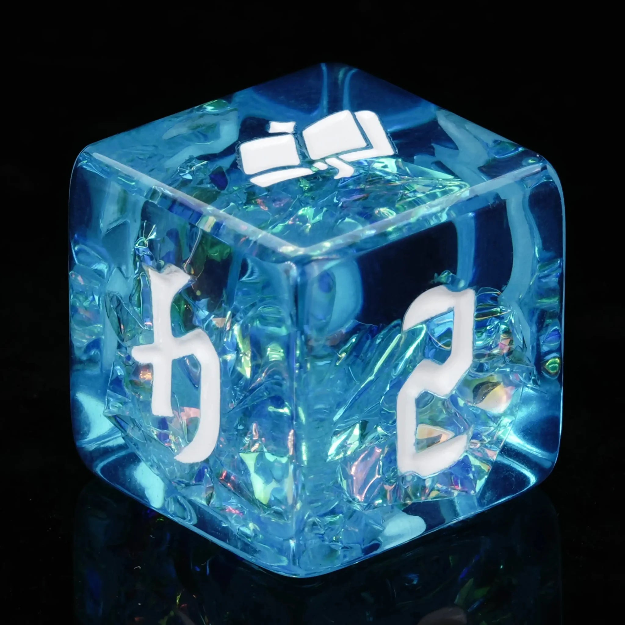 Kickstarter Dice – Blue Wizard Resin Dice Set