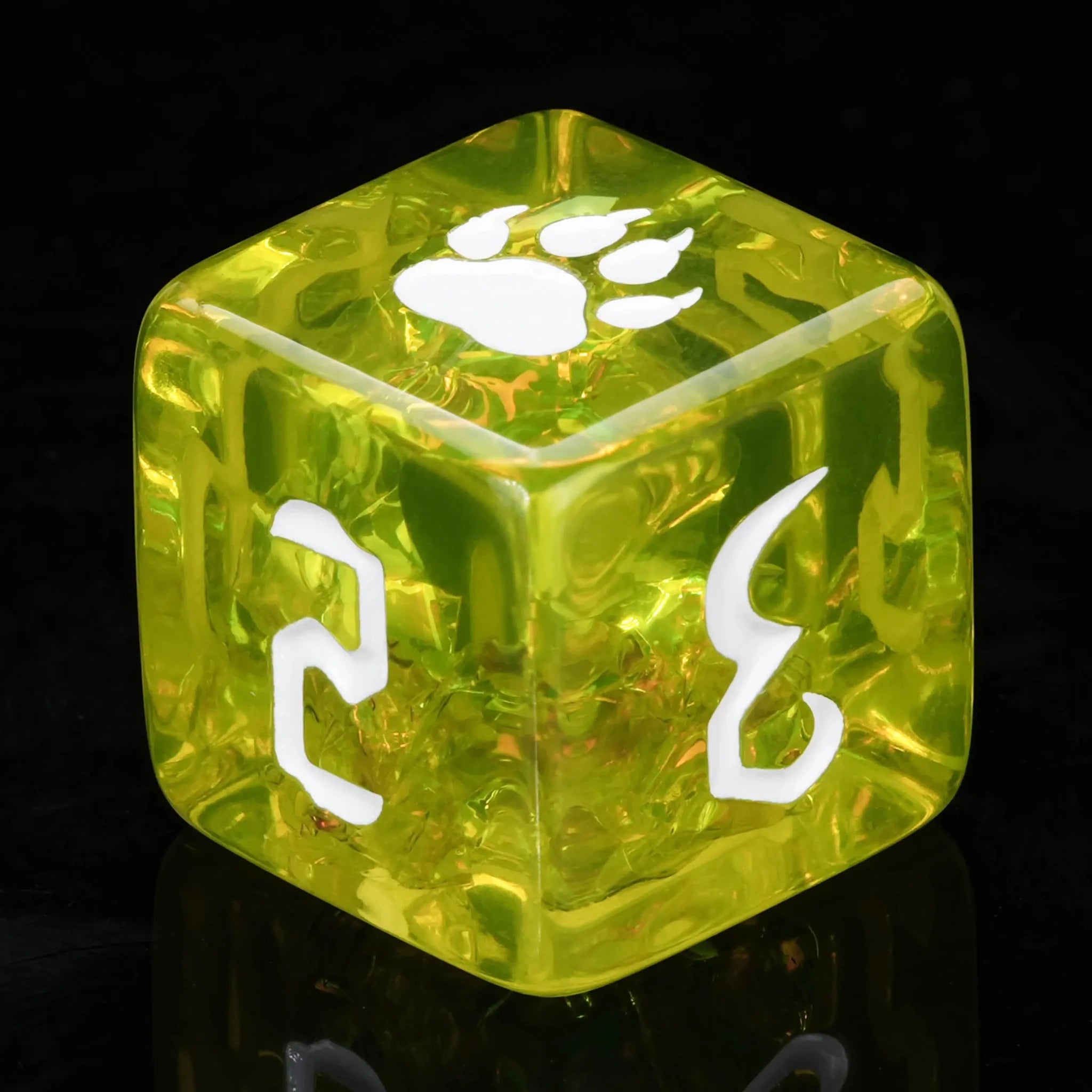 Kickstarter Dice – Green Druid Resin Dice Set