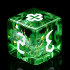 Kickstarter Dice – Priest Resin Dice Set + White Text