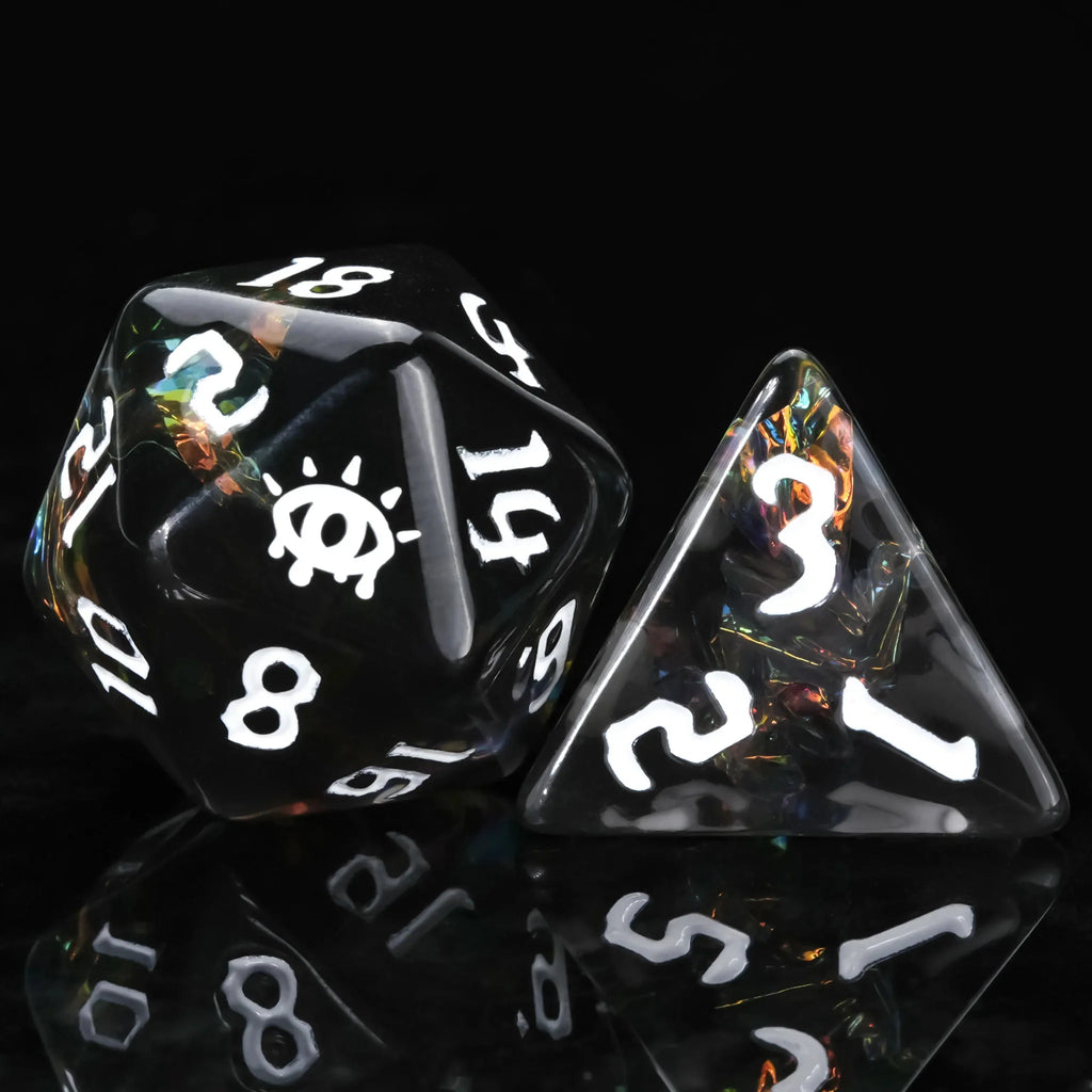 Kickstarter Dice-Warlock Resin D&D Dice Set