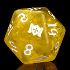 Kickstarter Dice – Yellow Paladin Resin Dice