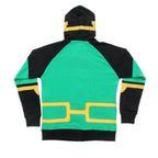 Kid Loki Symbol Zip Up Costume Hoodie Sweatshirt - XS