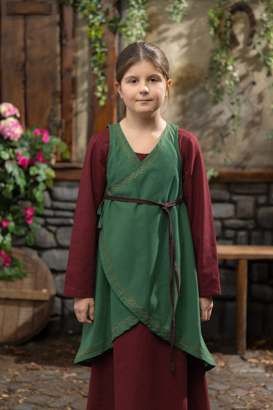 Children's Dress Ona Green