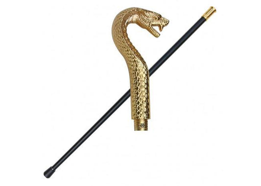 Golden Pharaoh King Cobra Walking Cane-0