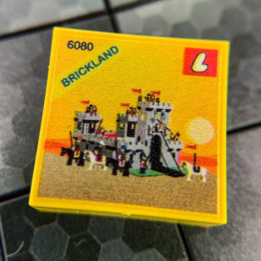 King’s Castle Set 6080 - B3 Customs Printed 2x2 Tile