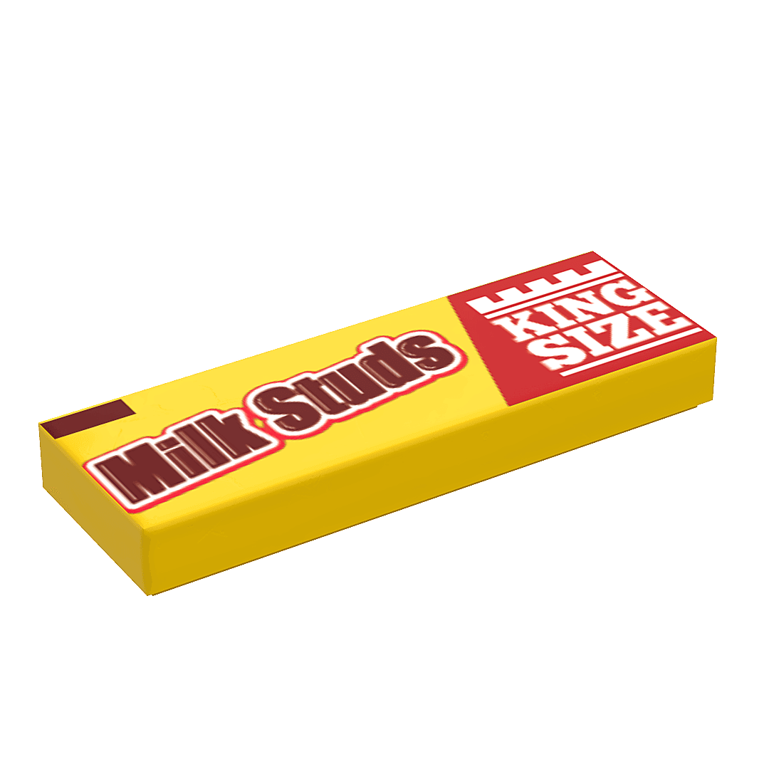 King Size Milk Studs - B3 Customs® Printed 1x3 Tile - 