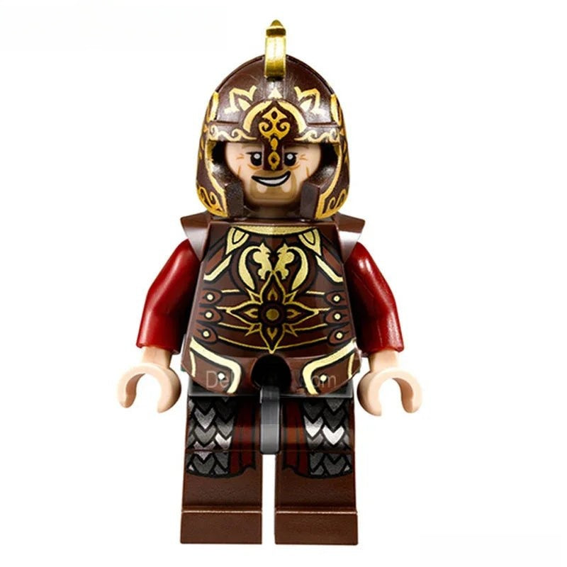 King Theoden Lord of The Rings Lego Minifigures Custom Toys