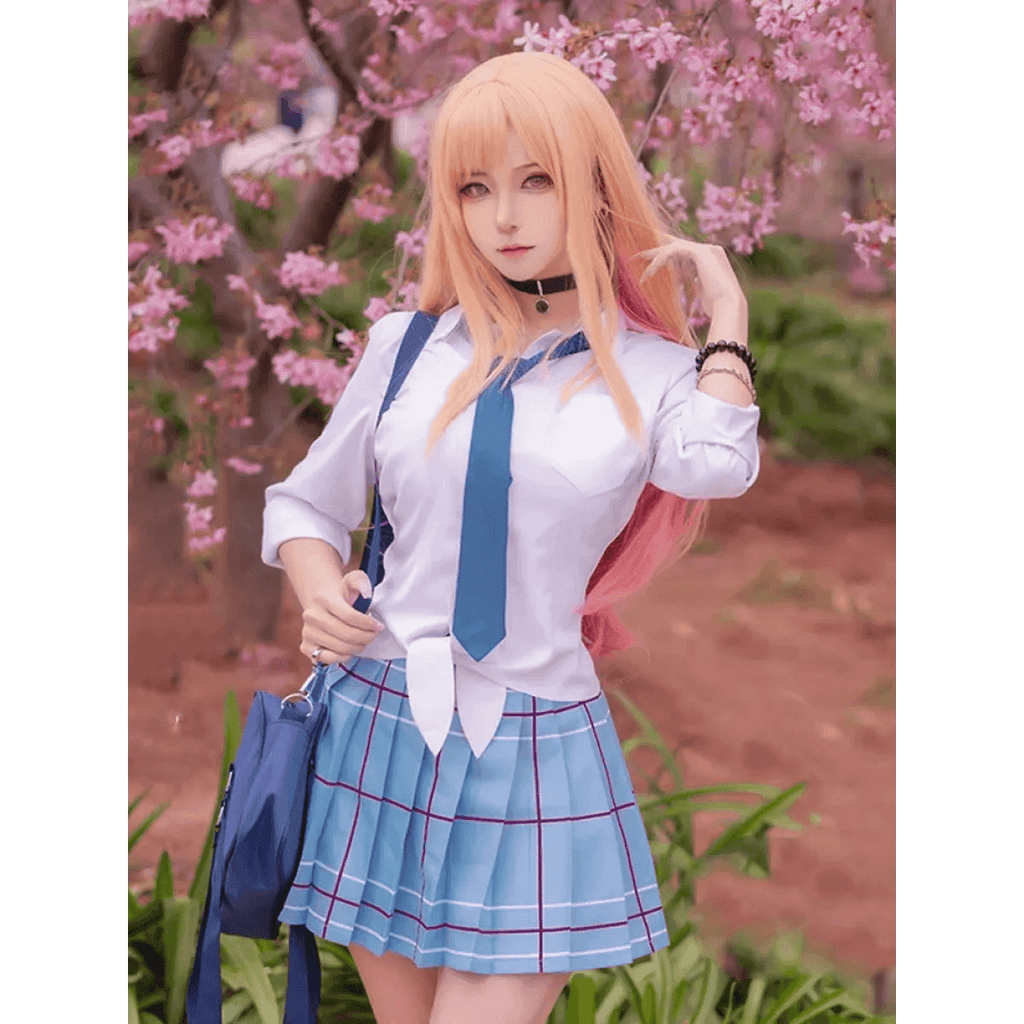 Kitagawa Marin School Uniform Cosplay – My Dress-Up Darling Set for Women - Costume Only / L