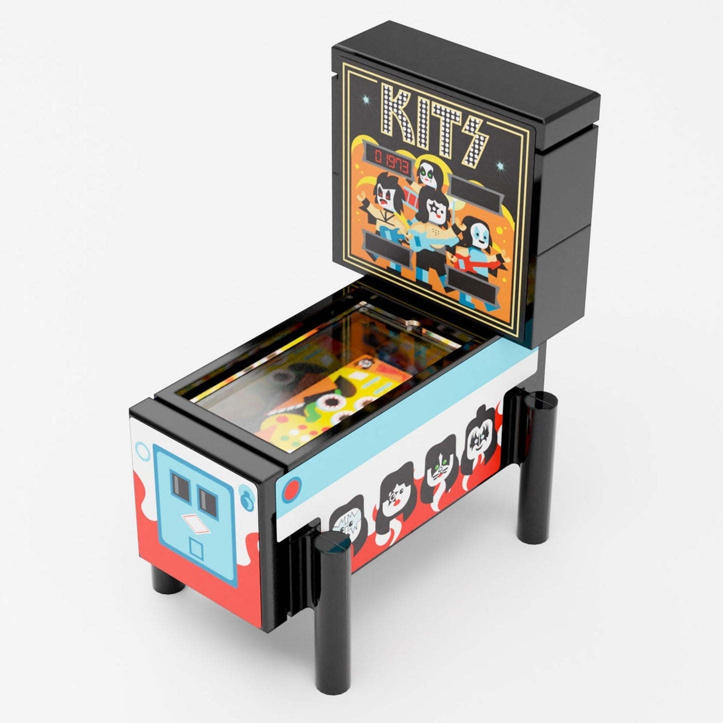 KITS - B3 Customs Pinball Arcade Machine Building Set made using LEGO parts