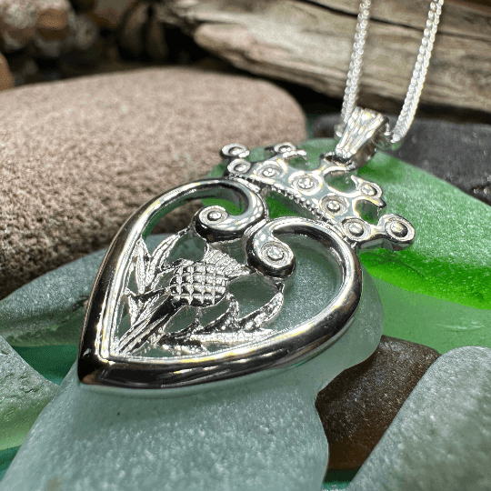 Regal Thistle Luckenbooth Necklace - 
