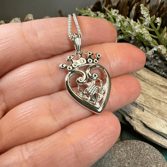 Regal Thistle Luckenbooth Necklace - 
