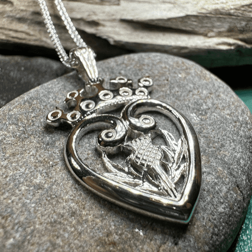 Regal Thistle Luckenbooth Necklace - 