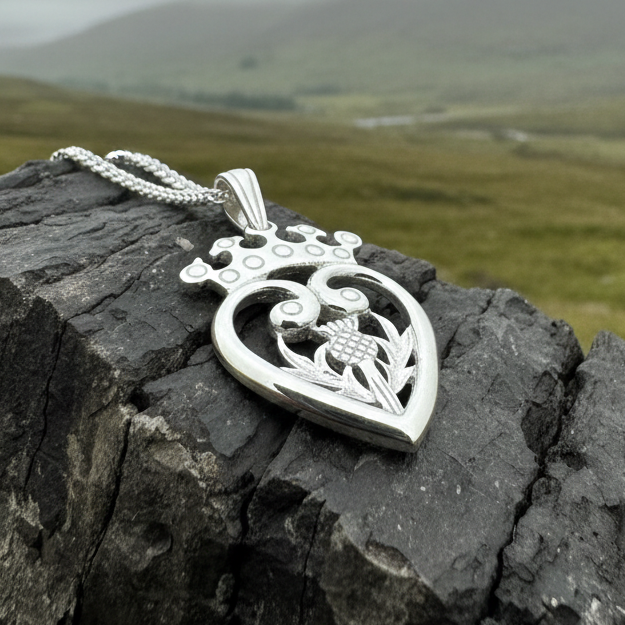 Regal Thistle Luckenbooth Necklace