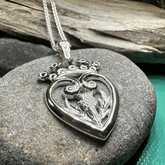 Regal Thistle Luckenbooth Necklace - 