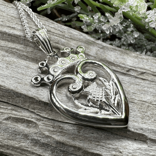 Regal Thistle Luckenbooth Necklace - 