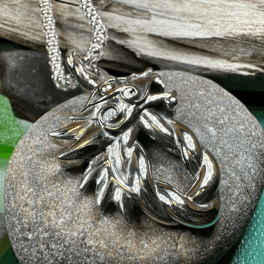 Celtic Dragon Necklace - 