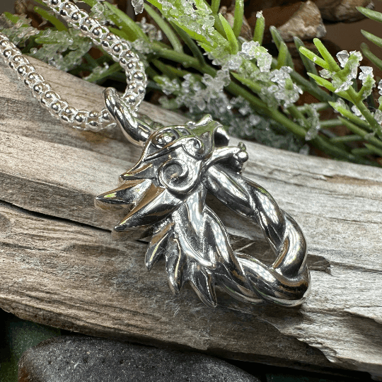 Celtic Dragon Necklace - 