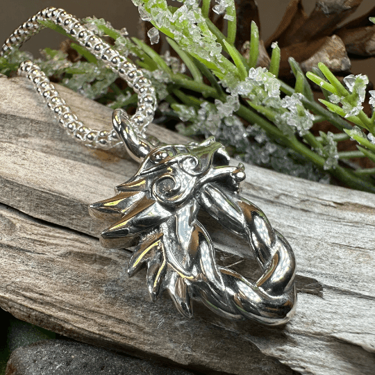 Celtic Dragon Necklace - 