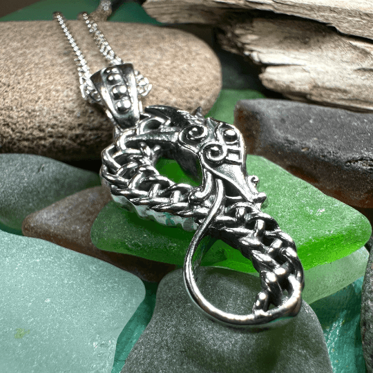 Anixa Celtic Dragon Necklace - 