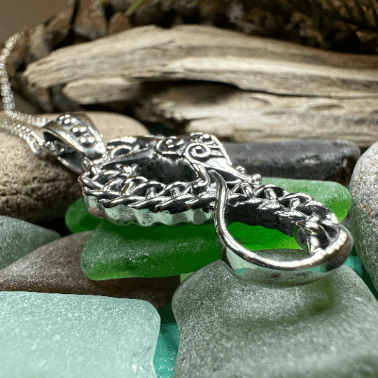 Anixa Celtic Dragon Necklace - 
