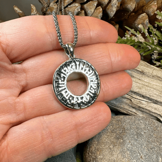 Love Conquers Norse Runes Necklace - 