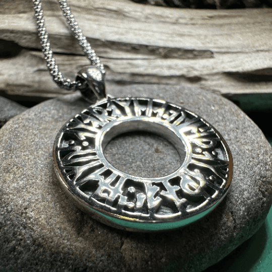 Love Conquers Norse Runes Necklace - 